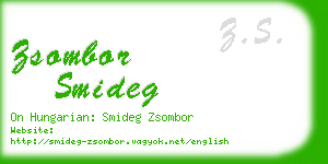 zsombor smideg business card